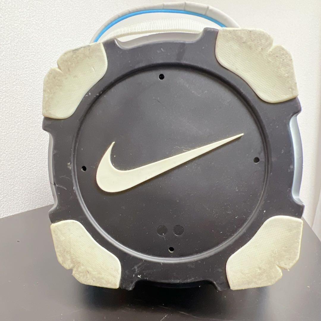 希少 NIKE ナイキ キャディバッグ 6分割 ブルー ホワイトゴルフバッグ軽量