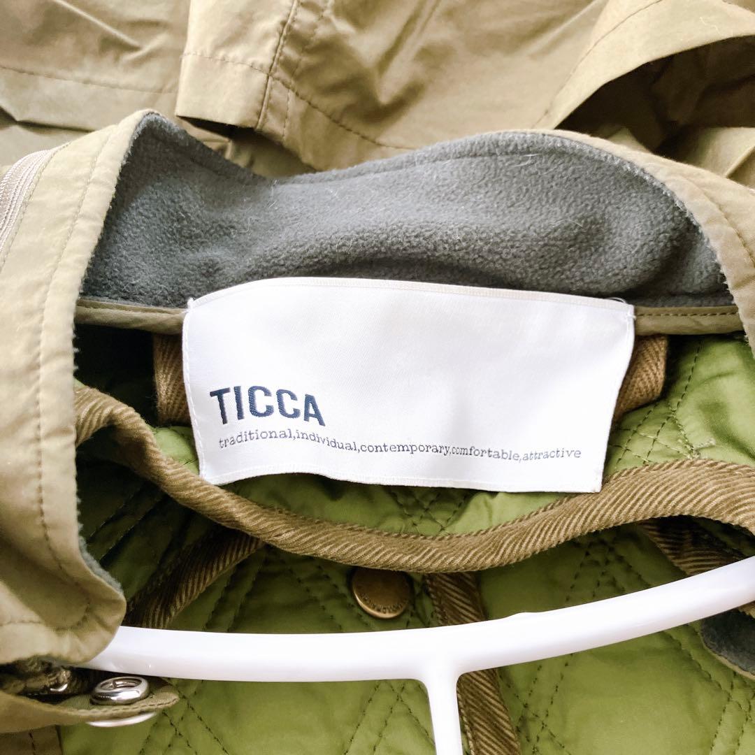 美品【TICCAティッカ】ライニング付モッズコート 定価79,200円　3way