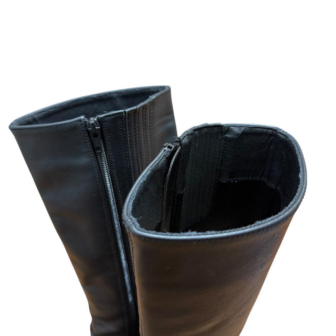 デモニア Demonia 厚底ロングブーツ SHAKER-100 24cm 黒