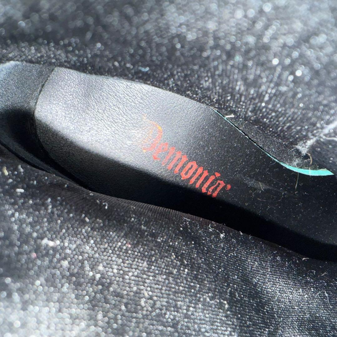 デモニア Demonia 厚底ロングブーツ SHAKER-100 24cm 黒