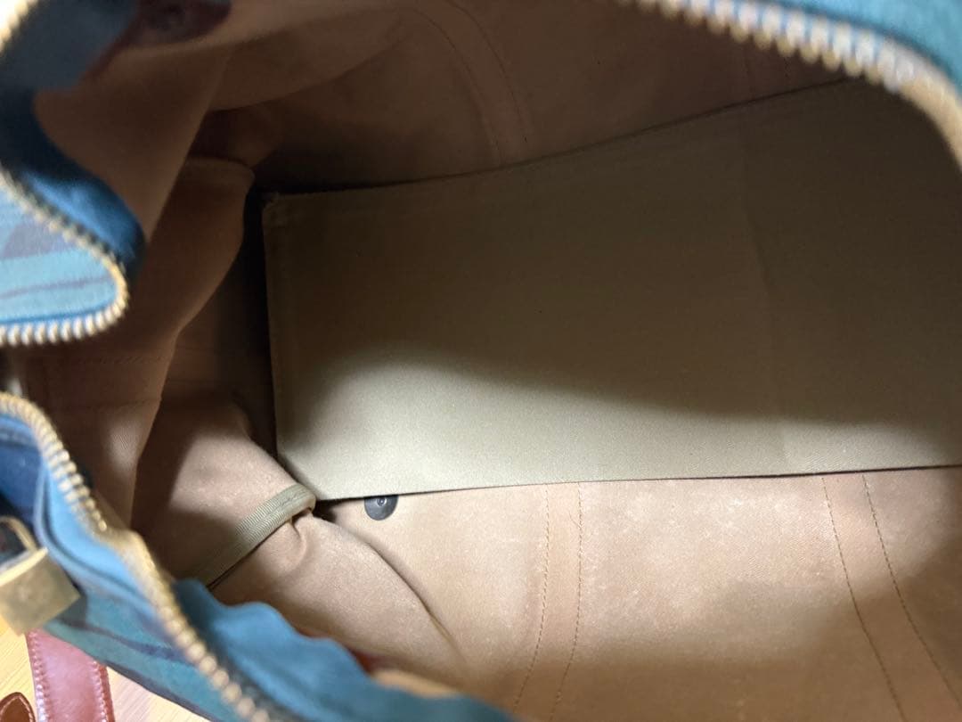 美品 ラルフローレン　ボストンバッグ 南京錠付