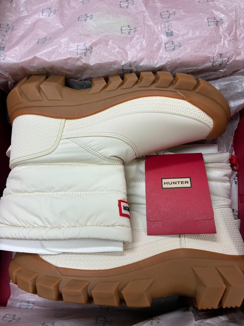 新品 超人気 HUNTER スノーブーツ ショート (25cm) 防水防寒