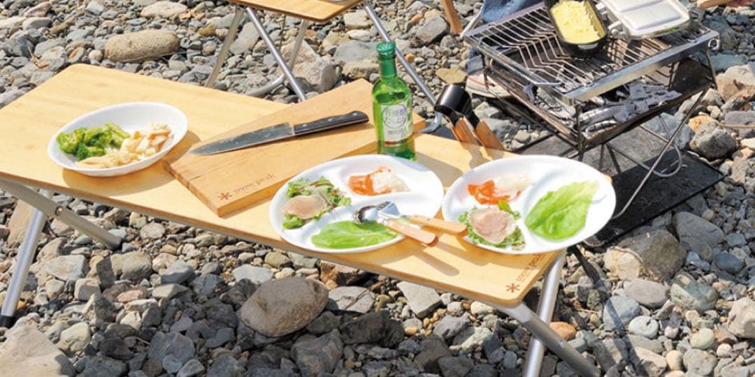 フォールディングシェルフ ロング竹　スノーピーク　peak