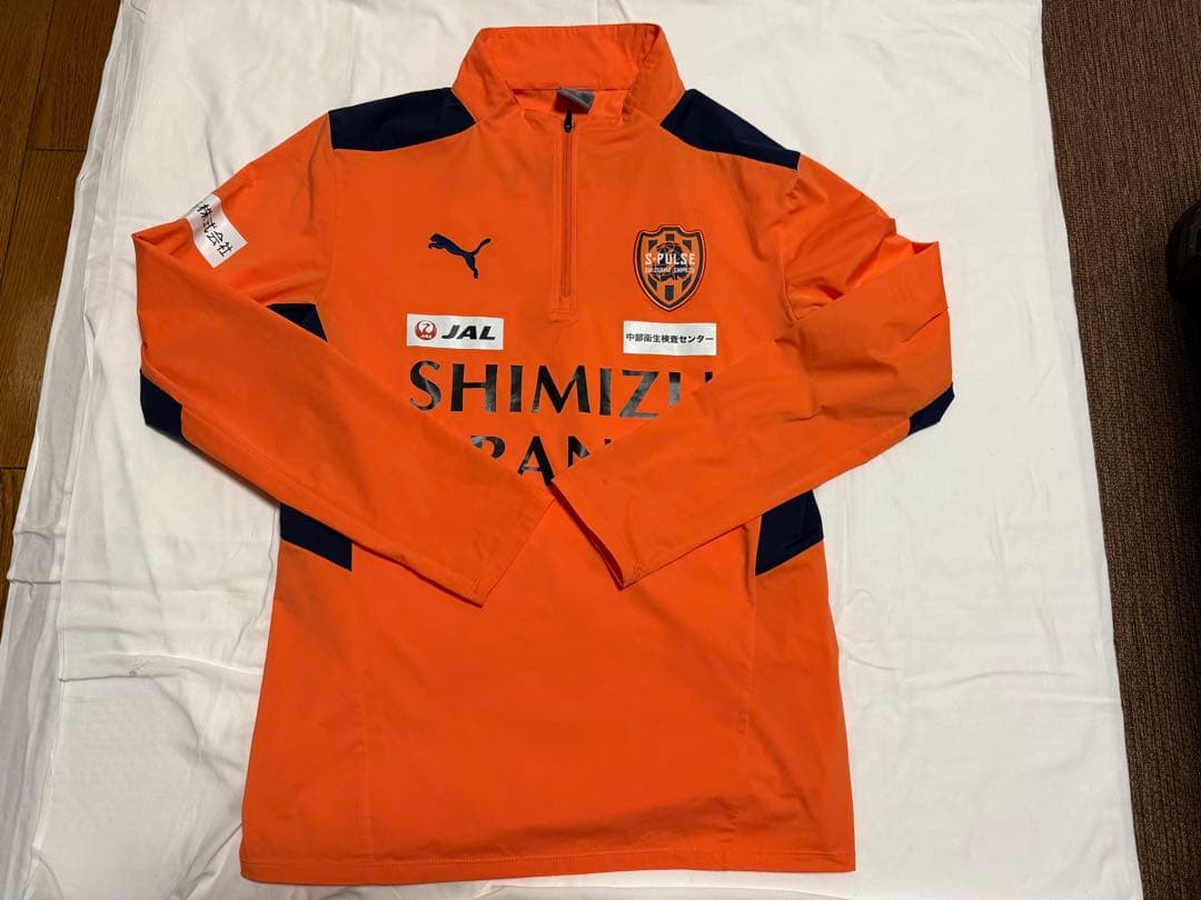 清水エスパルス 　選手支給品　三保練習用ジップトップ 上下 XL