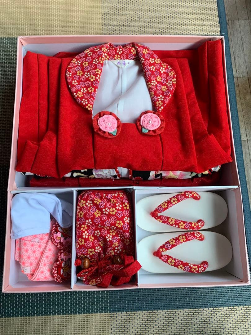 七五三 着物 3歳 花夢二