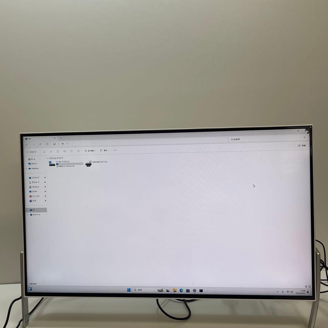 #580 富士通 FMVF70B3W 21.5インチ i7-7700HQ 16G