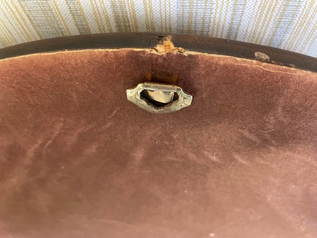 高さ88/希少/彫刻/大型ウォールミラー/楕円/木枠/ビンテージ/アンティーク