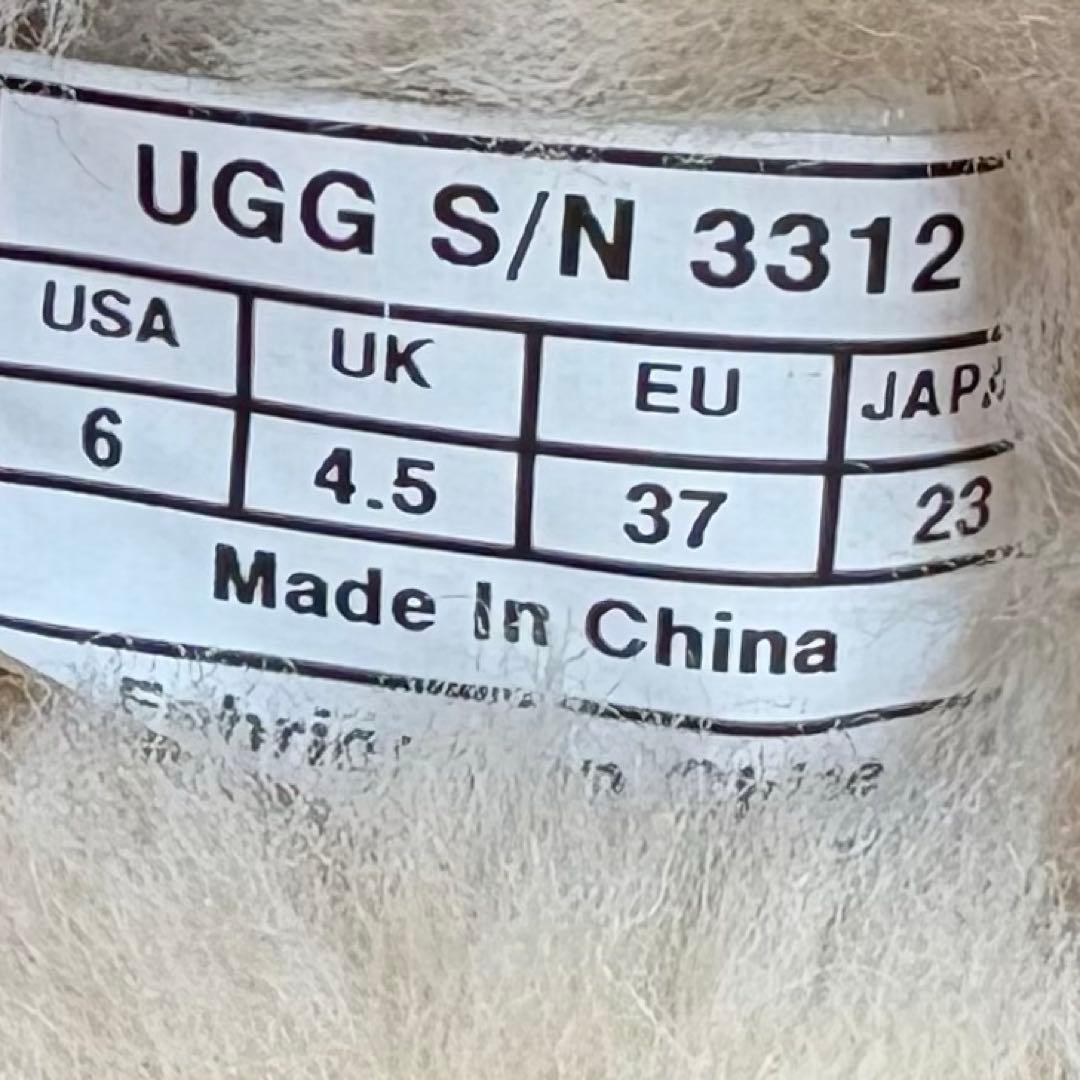 未使用✨UGG アグ ブラック　モカシン ムートンフラットシューズ アンスレー