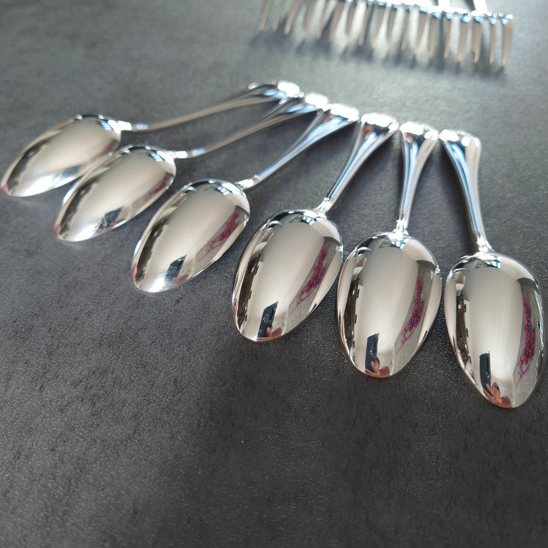 希少 美品 クリストフル ポンパドール ケーキフォーク コーヒースプーン 12点