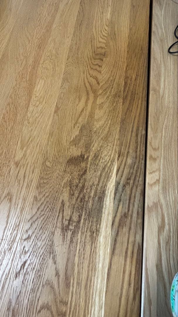 無印良品　木製デスク　オーク材