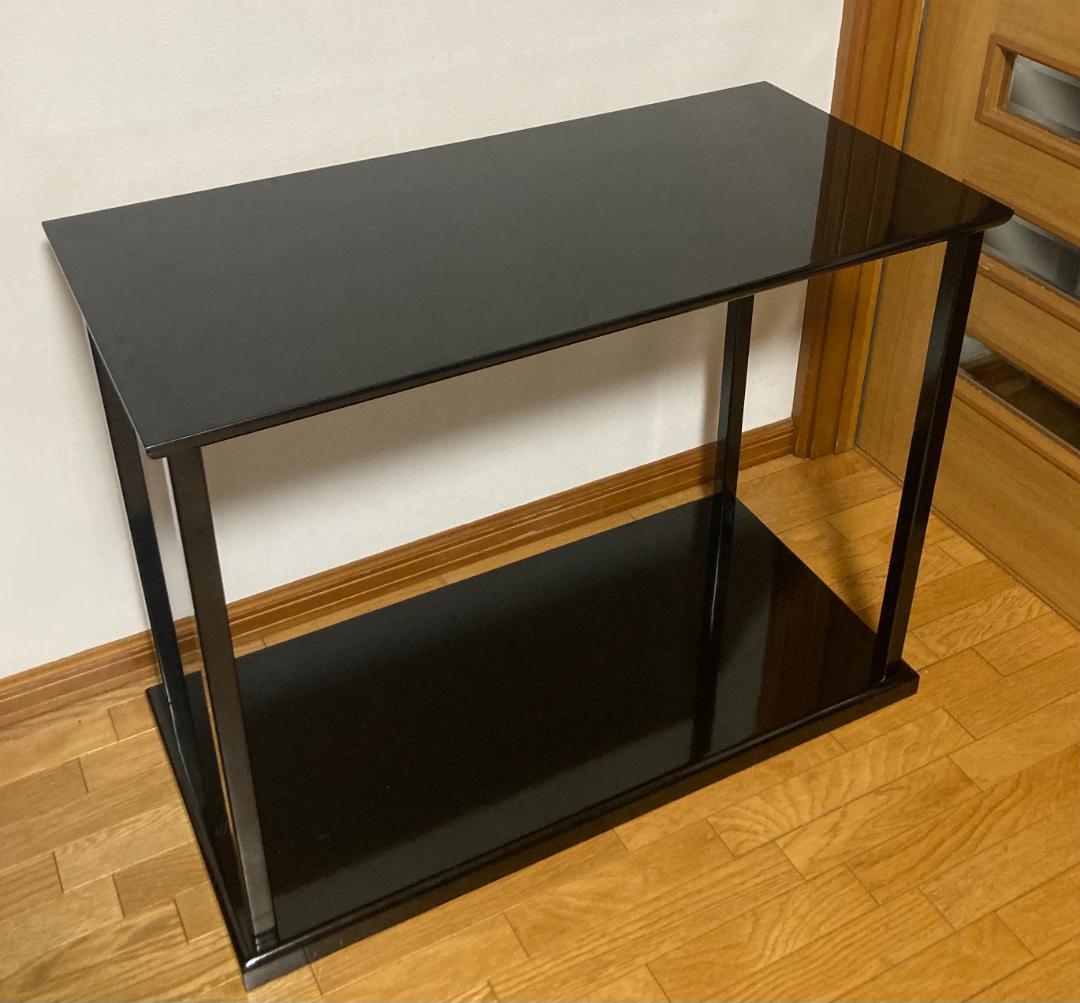 茶道具 黒真塗 真台子 組み立て式