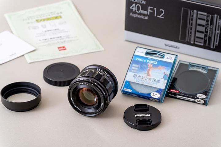NOKTON 40mm F1.2 Aspherical Z 保証・フィルター付