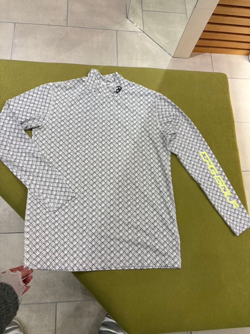 CPG GOLF 幾何学模様 ハイネックシャツ