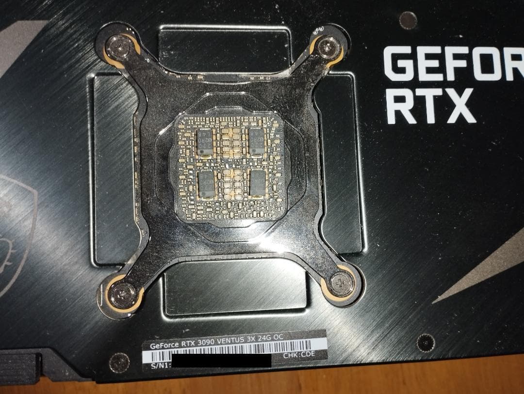 j*j様 MSI RTX 3090 VENTUS 3X 24G OC VRAM