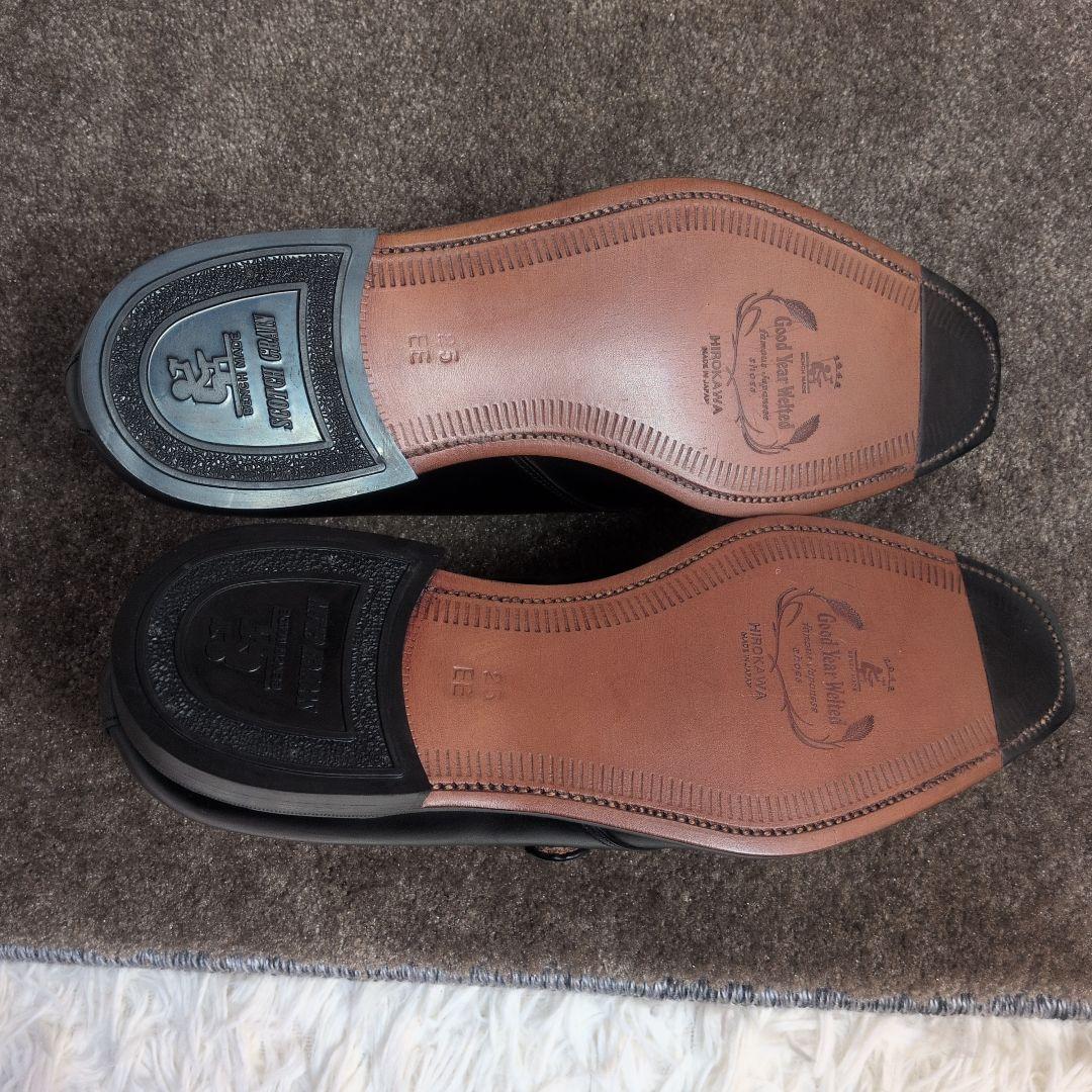 【美品✨SCOTCH GRAIN✨2E✨25cm】レザー ビジネス シューズ 黒