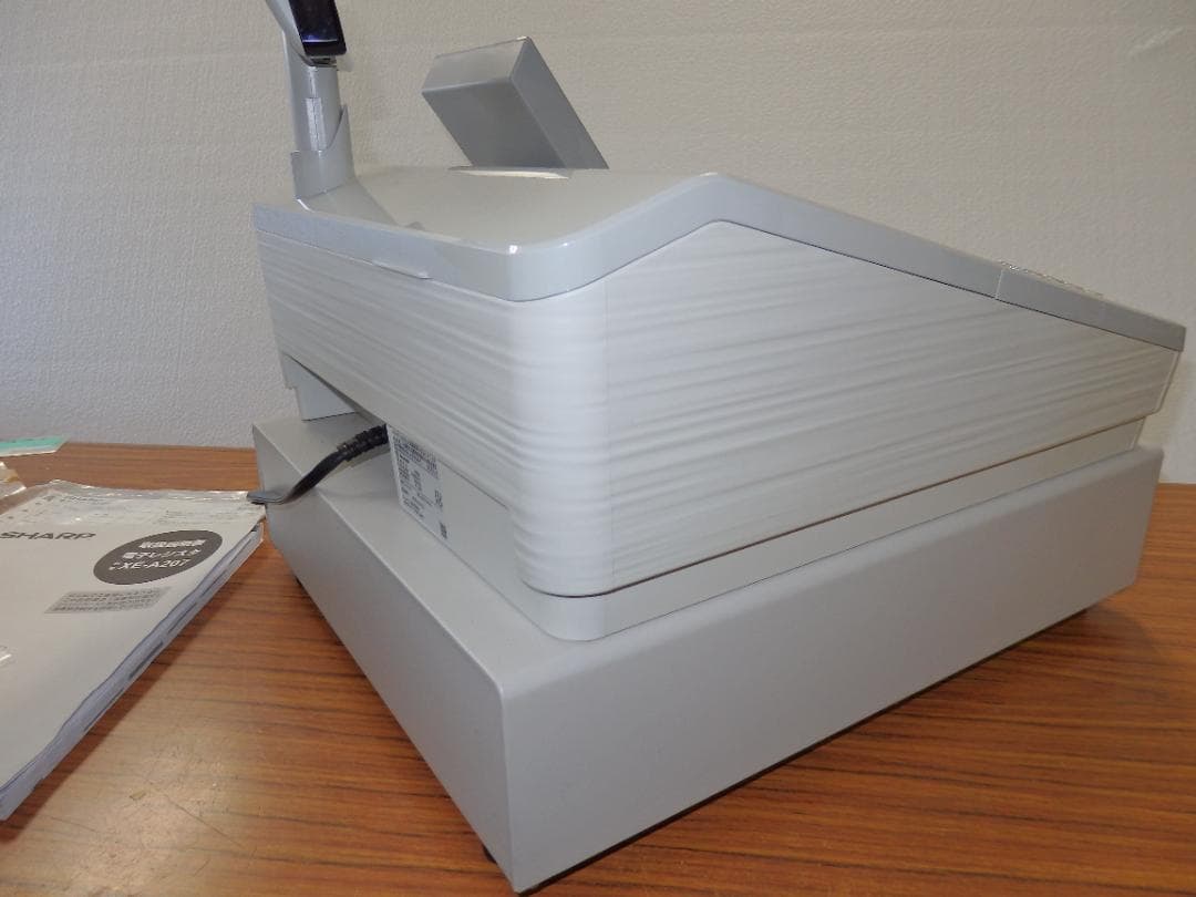 0120 美品 後継機種 XE-A207W-W 設定無料 シャープ レジスター