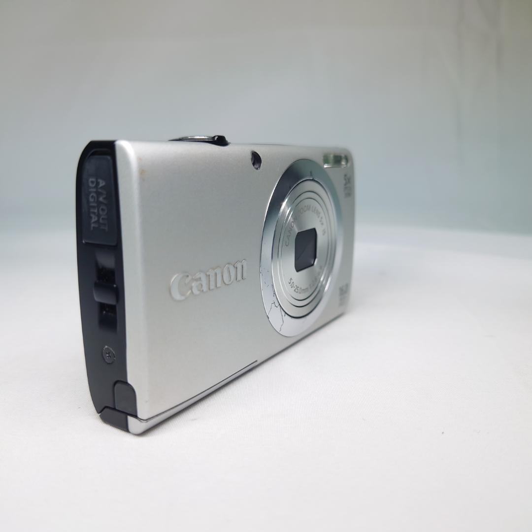 キャノン Canon A2400 IS コンパクトデジタルカメラ シルバー