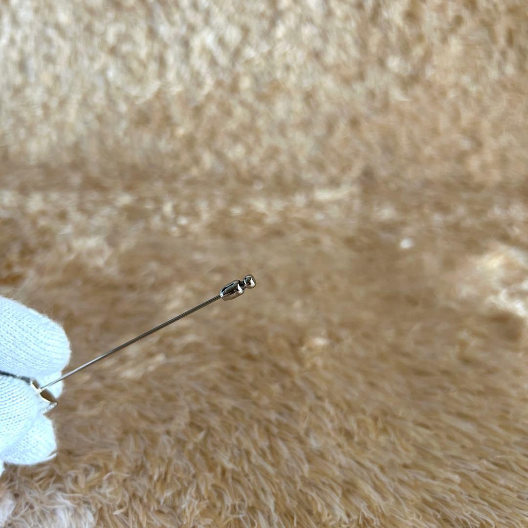 極美品✨ エルメス シュバル ホース ビンパッジ ピンブローチ シルバー