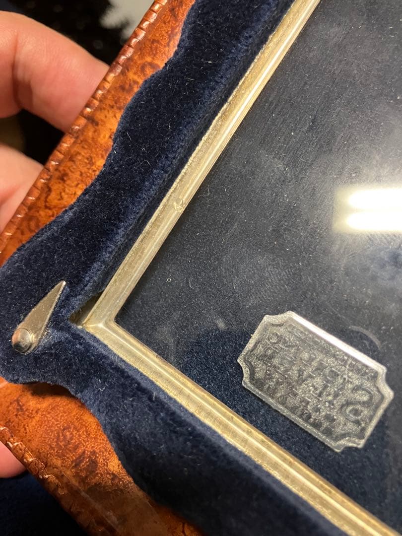 アンティークSIL925ミニ写真立てUK