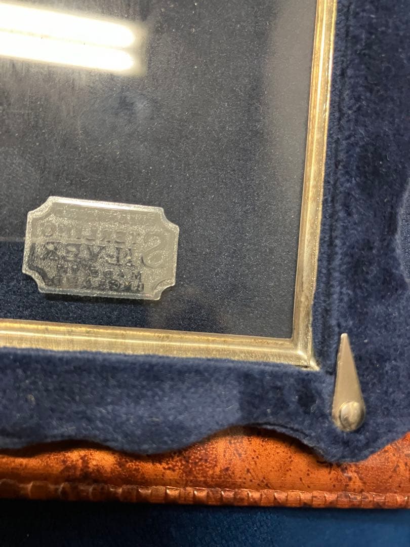 アンティークSIL925ミニ写真立てUK