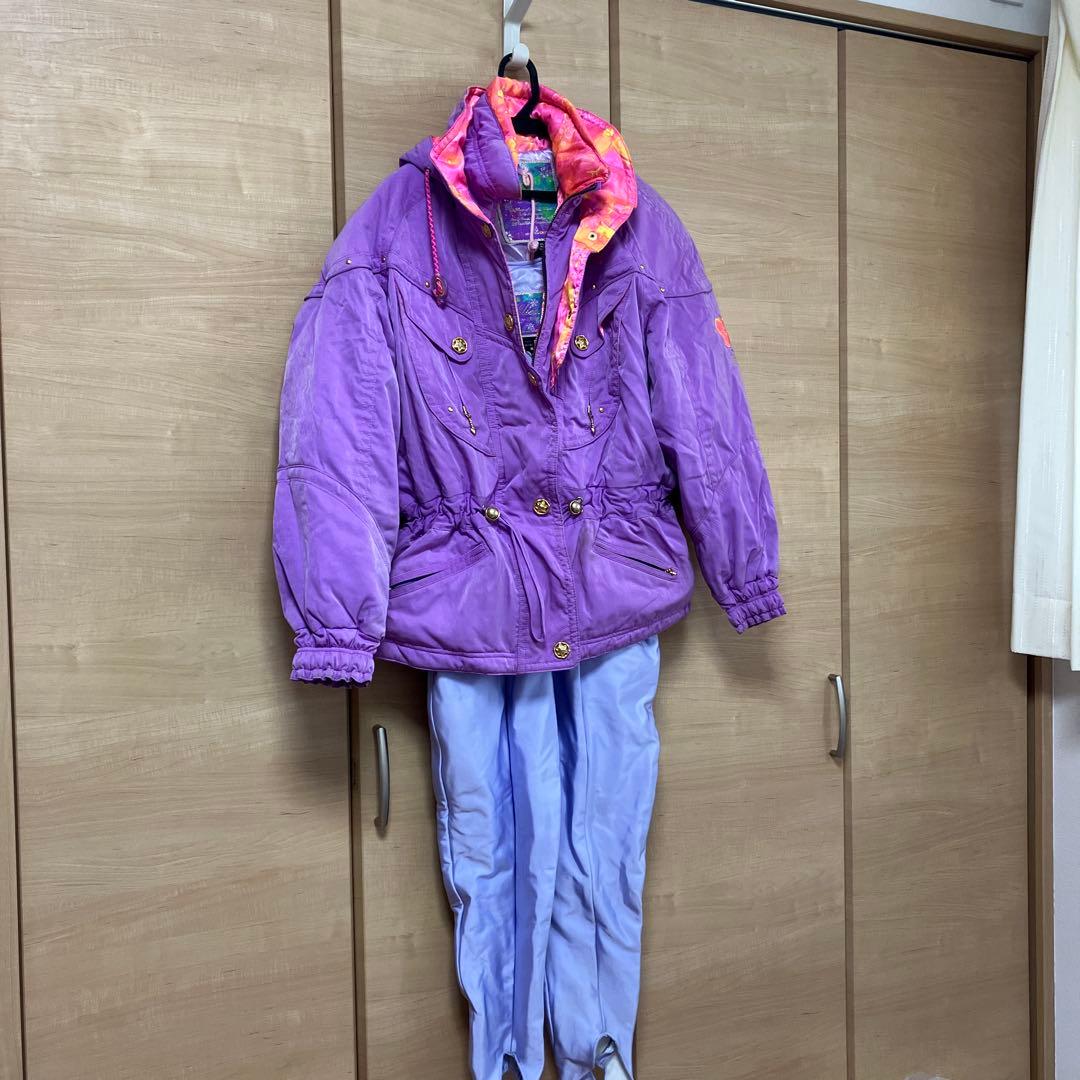 Ellesse スキーウェア　紫 女性用