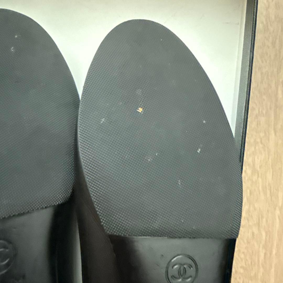 【美品】CHANEL バレエシューズ　バレリーナ 36.5 黒