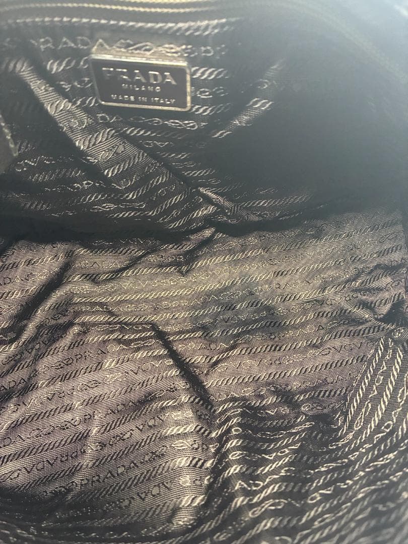 PRADA プラダ ナイロン ショルダーバッグ カーキ A1359C2