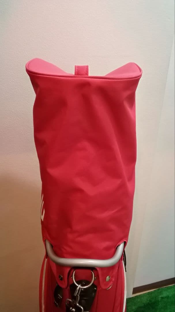 MUスポーツ　キャディバック　キャスター付き　ローリングソール　ピンク