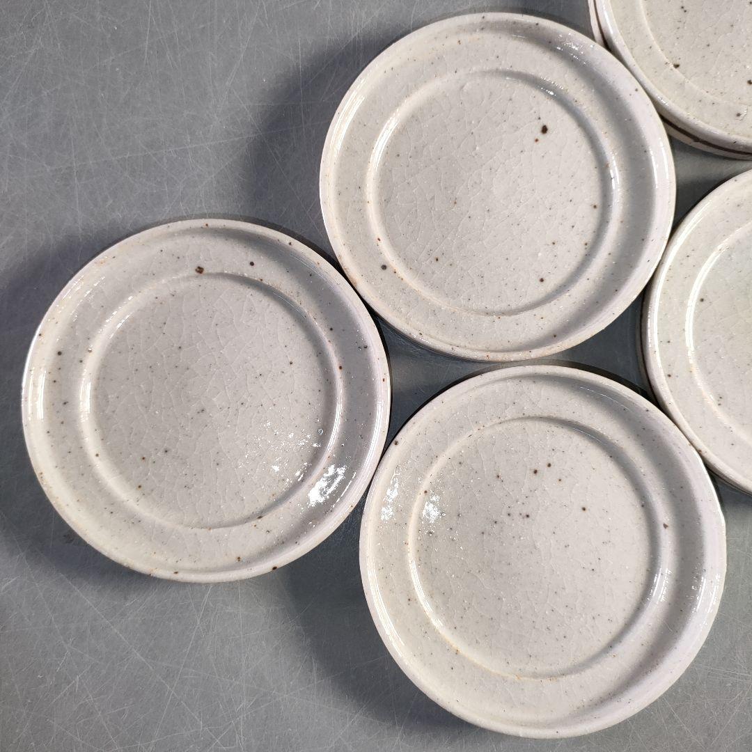 A1377-6/加藤幸兵衛窯/志野織部唐草文蒸碗5客/共箱/煮物椀/懐石道具/