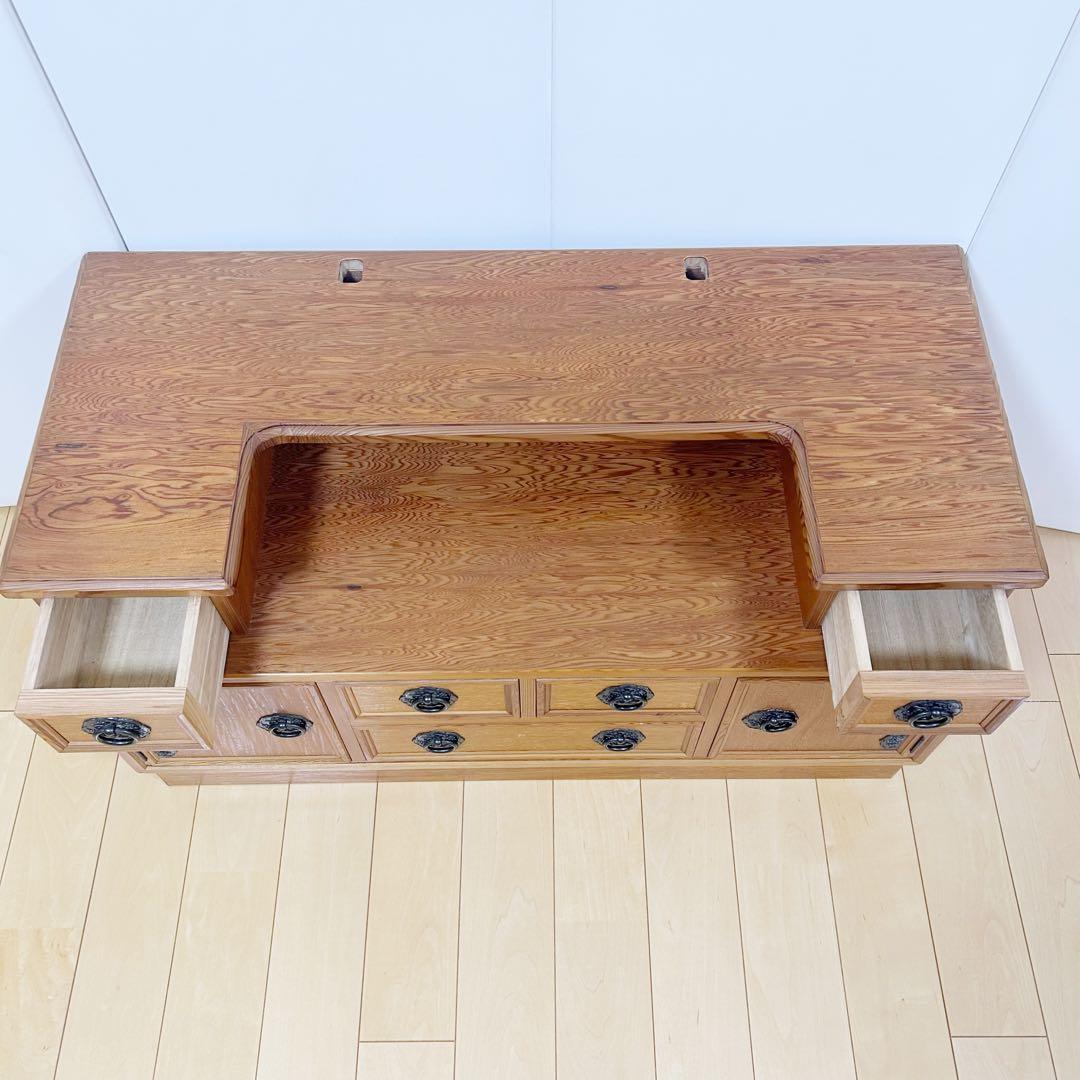 屋久杉　化粧台　希少　ミエミラー　鹿児島屋久杉　ドレッサー　世界遺産　箪笥レトロ