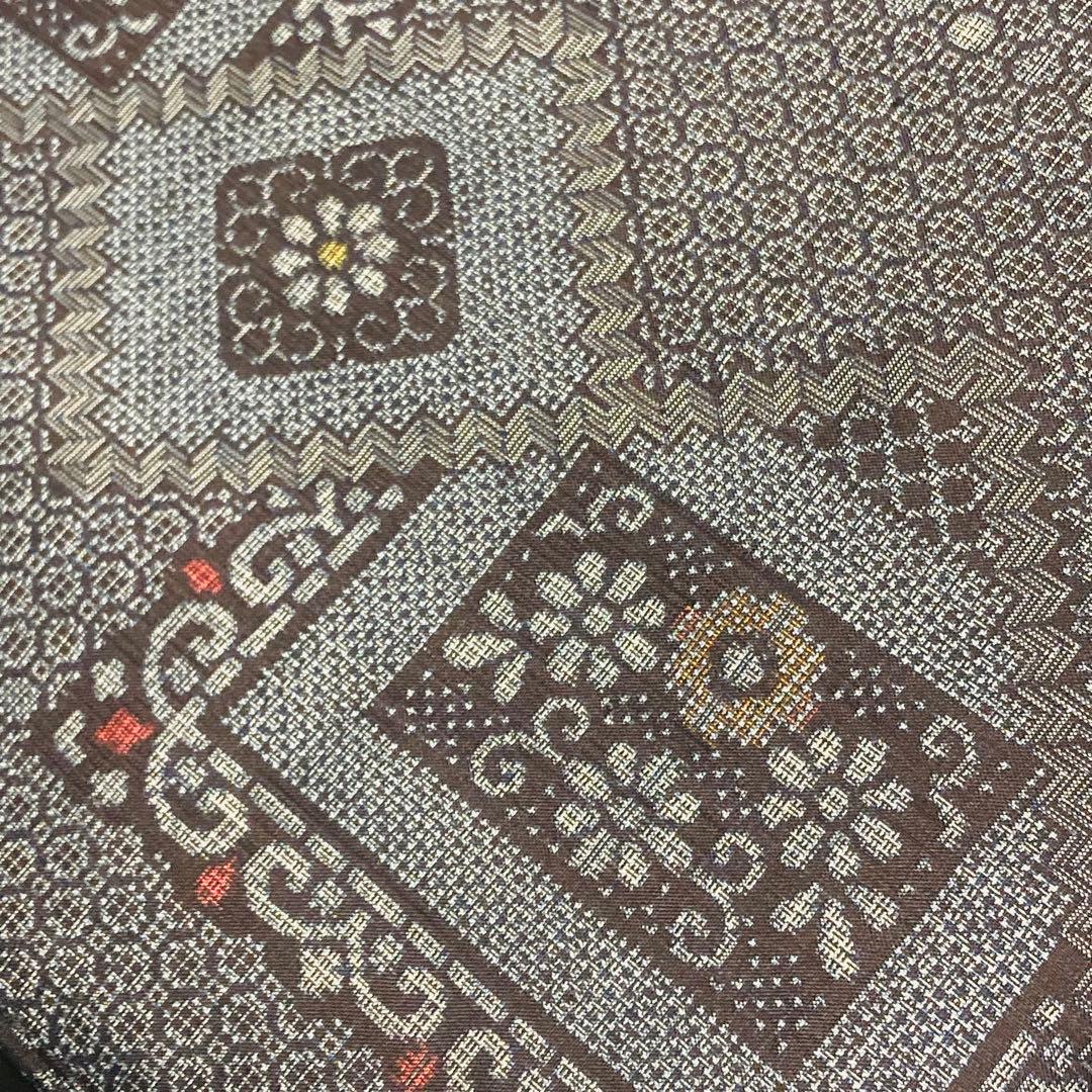 着物と帯オレンジ y229◾️アンティーク時代大島紬着物10点◾️龍郷調大島/泥大島