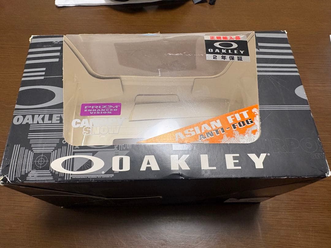 美品　オークリー　スノゴーグル CANOPY PRIZM ASIAN FIT