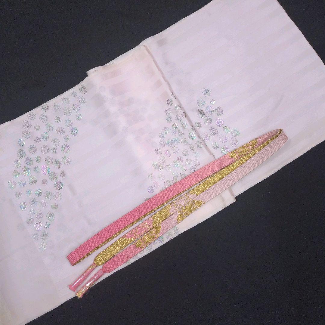 765　半額セール　正絹　十日町友禅　未使用品　証紙付　訪問着 　4点フルセット