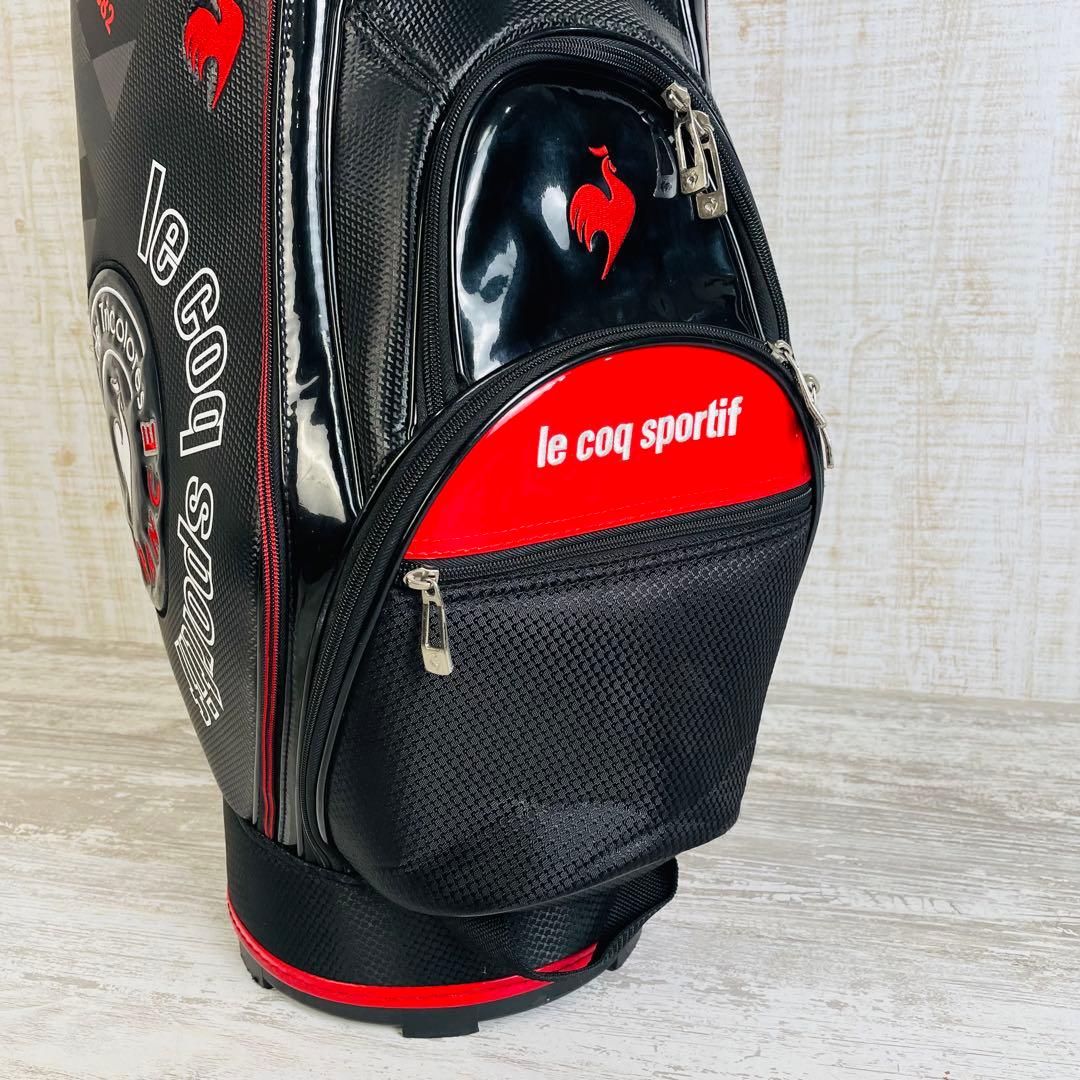 【美品】le coq sportif ルコック　サークルロゴ　キャディバッグ