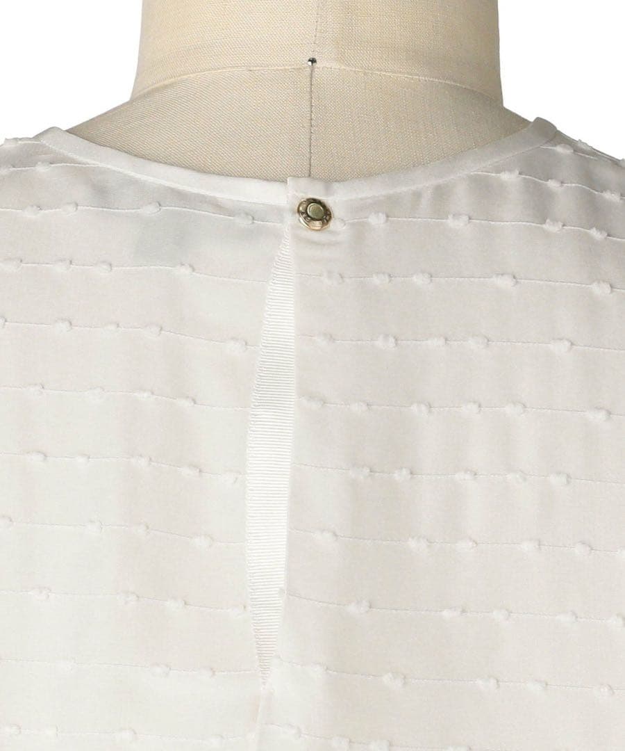 お値下げ＊ Drawer ネップノーカラーブラウス　38