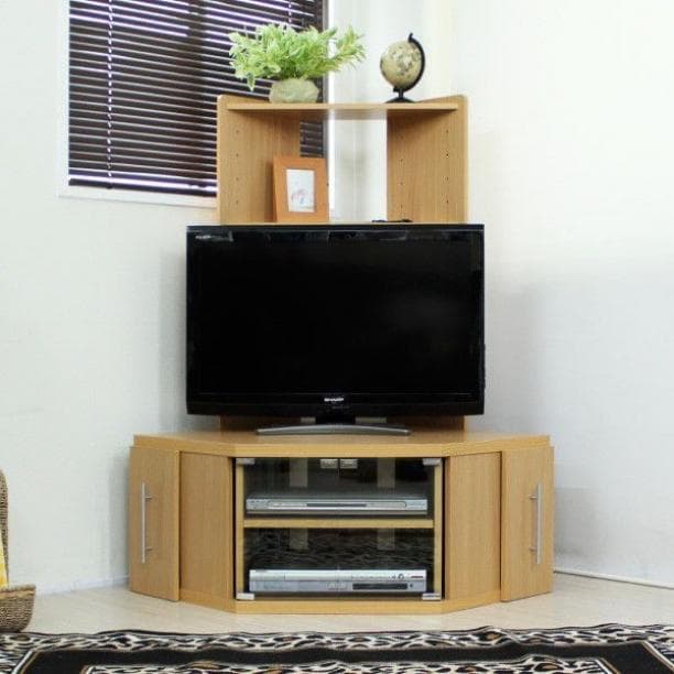 テレビ台 コーナー ハイタイプ 大型液晶テレビ 　ホワイト