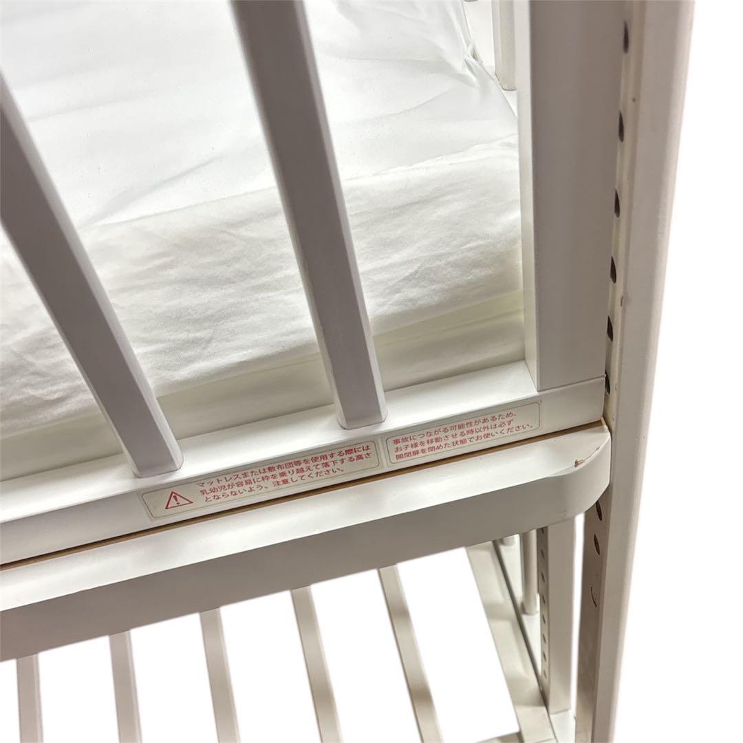 【美品】大和屋 そいねーる ロング ベビーベッド マットレス付 新生児 添い寝