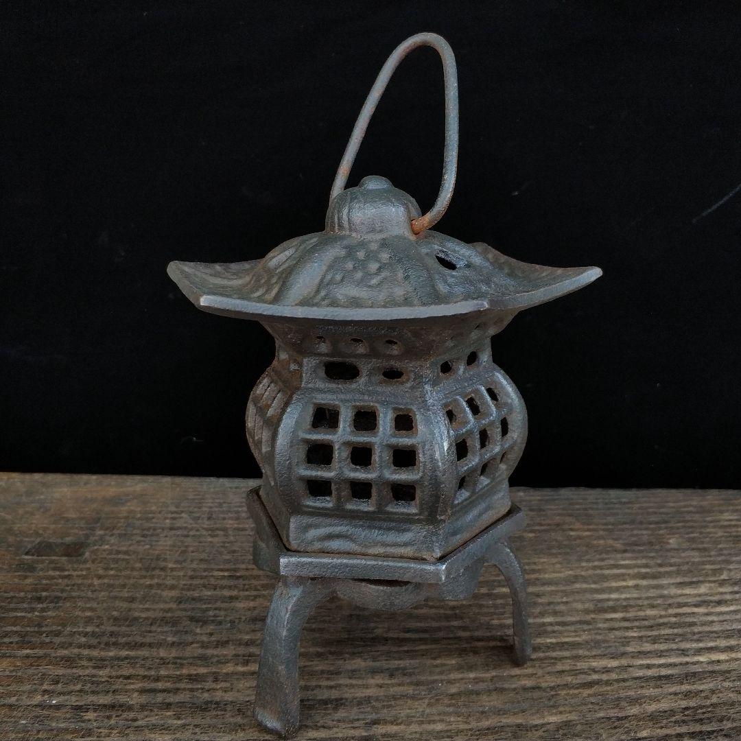 鉄 細工 提灯 鉄器 装飾品 工芸品 美術品 置物