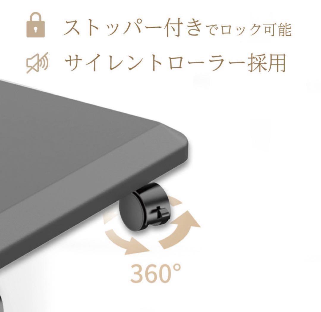 テレビスタンド テレビ台 キャスター付き 黑  耐荷重40kg 高さ調節