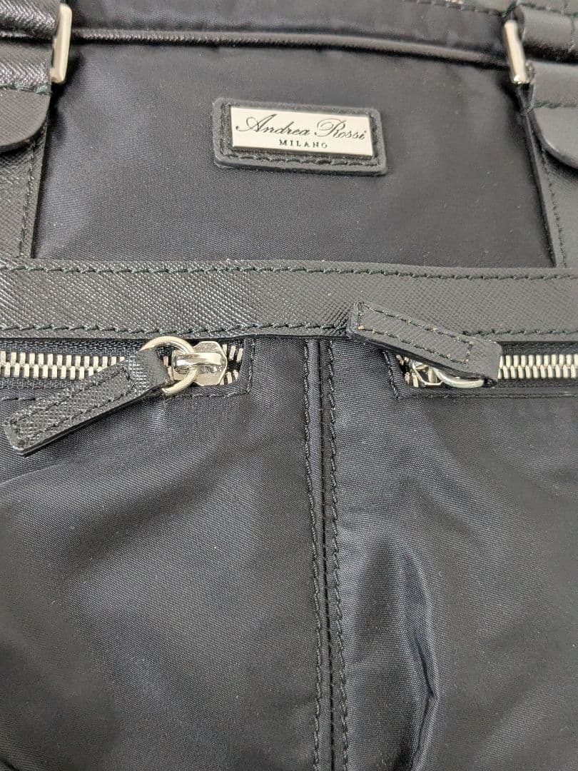 【極美品】アンドレアロッシ　2層 ブリーフケース　2way　ナイロン　A4収納可