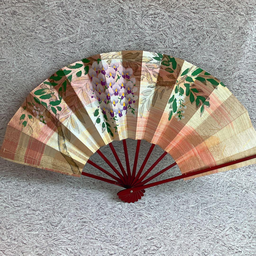 舞扇子3点セット 専用ケース付き 桜 藤 和柄扇子 舞扇