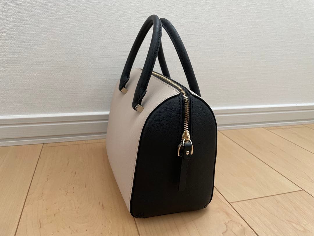 【美品】Kate Spade バッグ ベージュ/ブラック