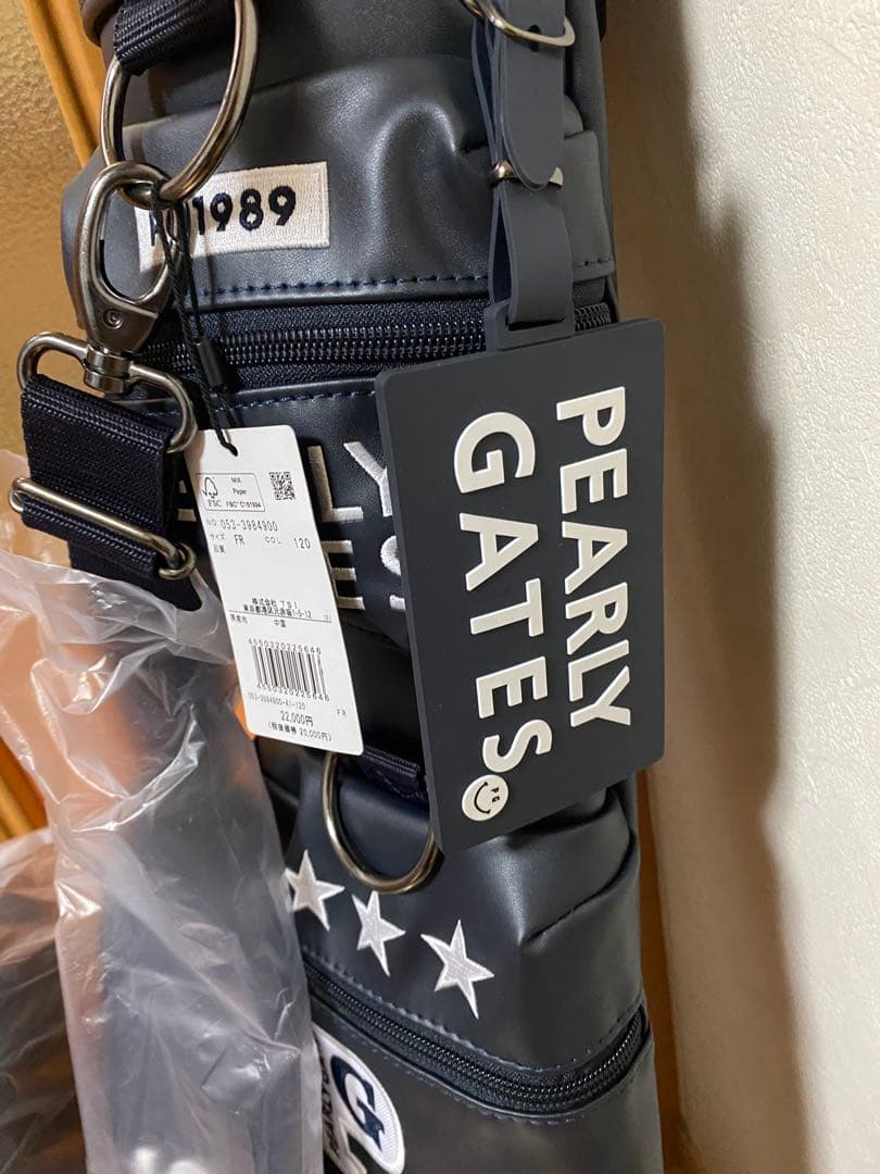 パーリーゲイツ 46インチ対応セルフスタンド　クラブケース　定番　ネイビー