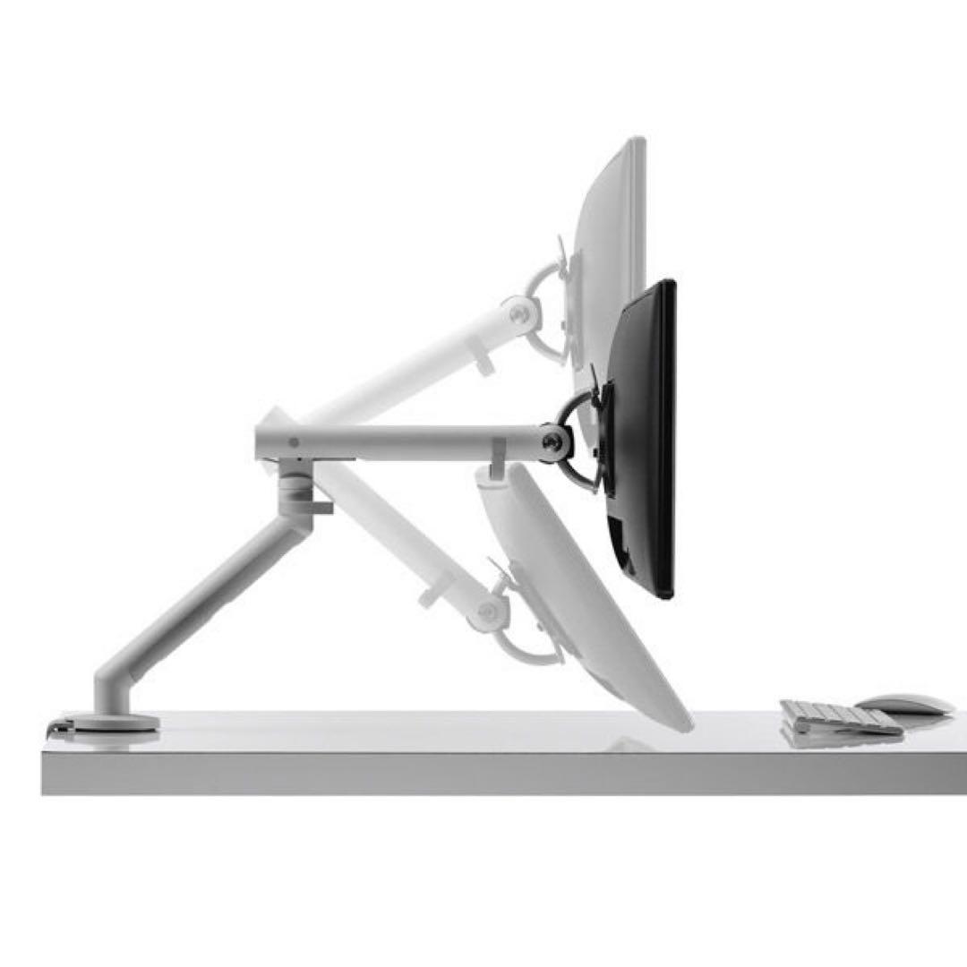 CBS Flo モニターアーム (Herman Miller) 新品未使用 白色