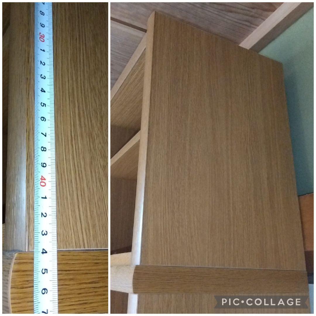 大きい本棚①　木製　ダークブラウン　幅90cm　高224cm　１個　　匿名配送