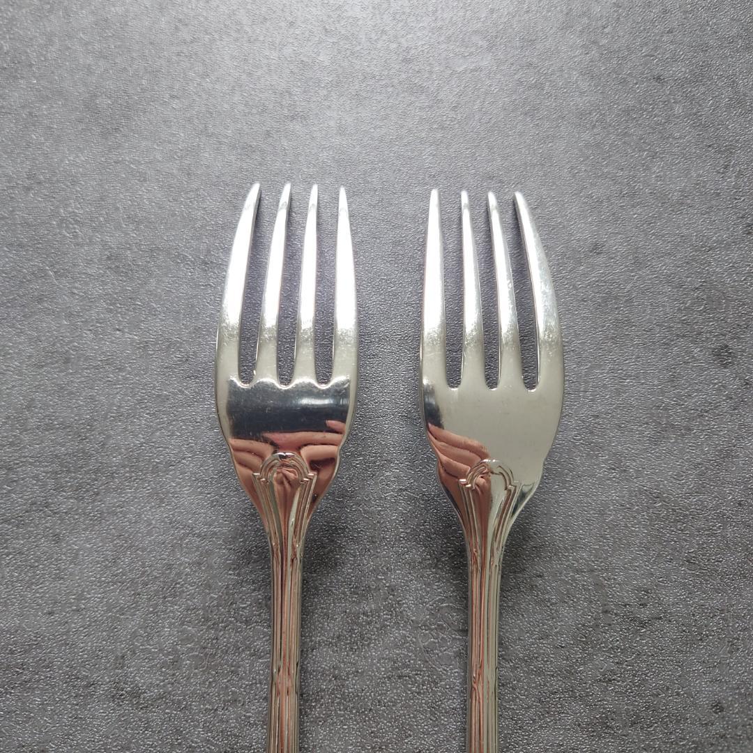 希少 クリストフル リュバン フィッシュフォーク 2点