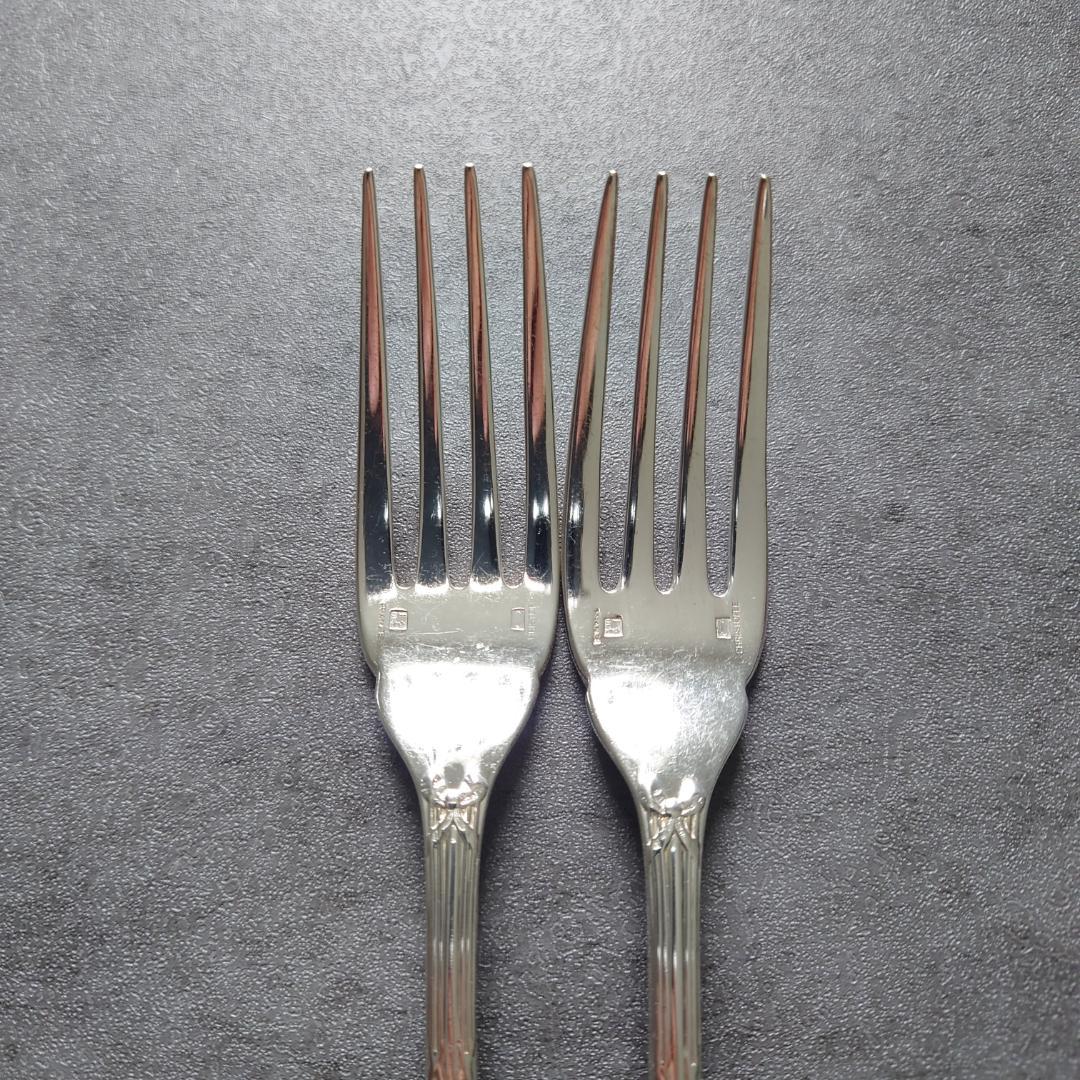 希少 クリストフル リュバン フィッシュフォーク 2点