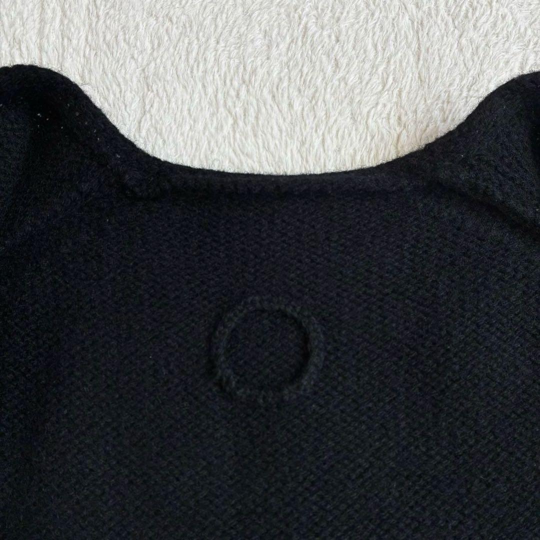 美品 ランフランセダンタン Degas ドガ 黒 ニット カーディガン 日本製