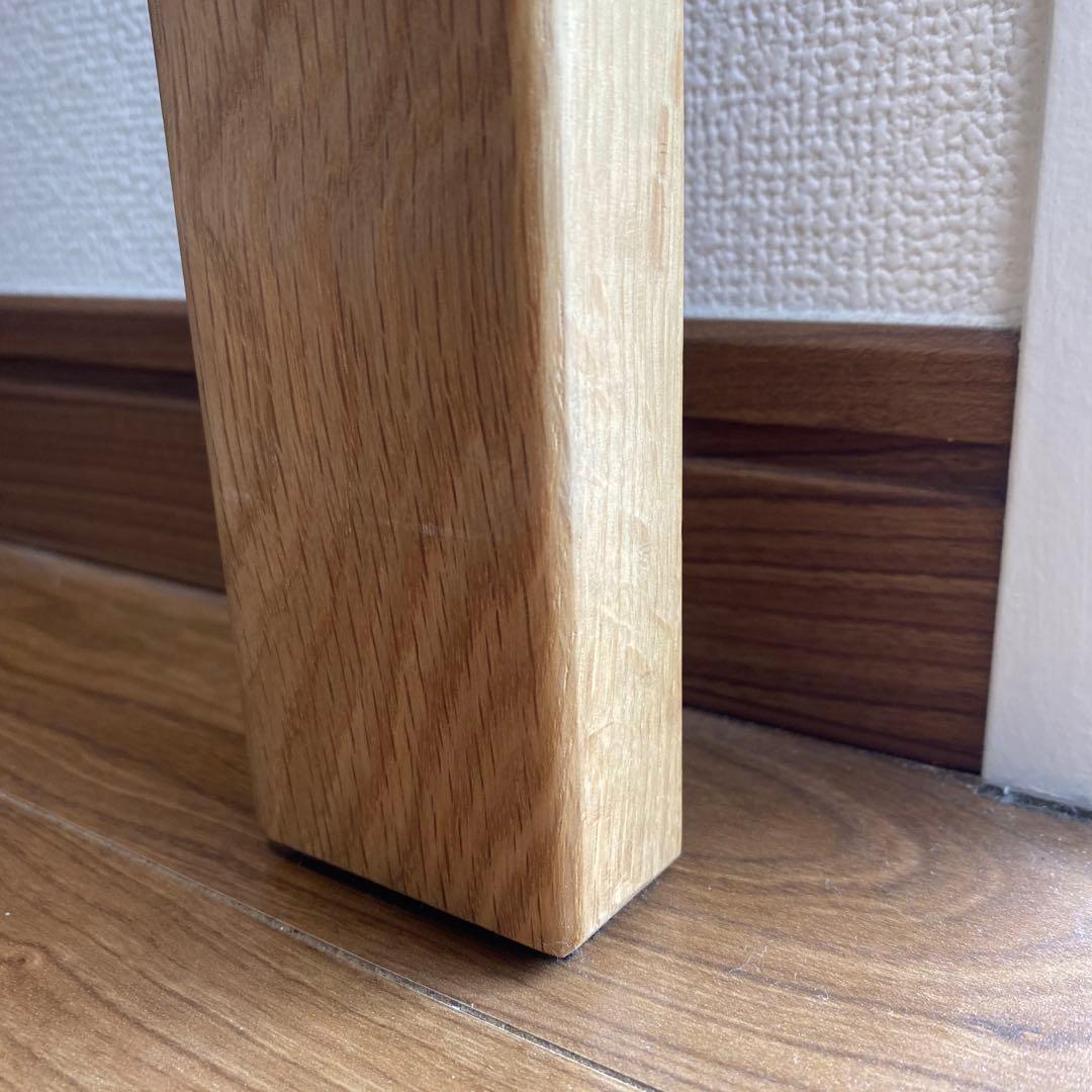 ☆ai☆【無印良品】オーク無垢材デスクと上置き棚セット