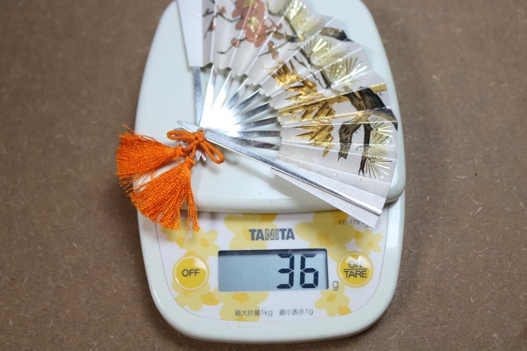 末広置物 純銀製 置物　現状品渡し